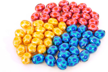 Easter eggs on background for your easter design