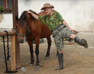 hippothérapie down syndrome homme