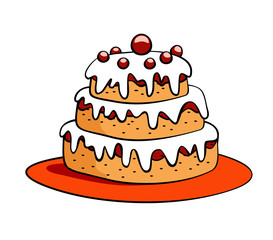 cartoon cake