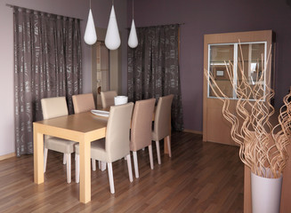 Modern, luxury and beautiful living room interior design.
