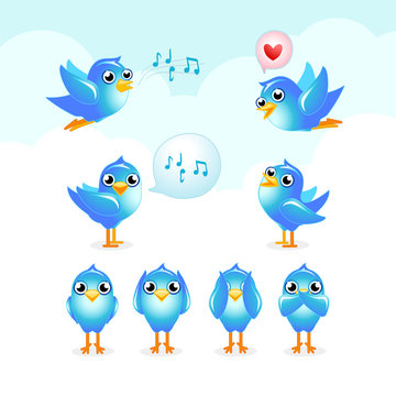 blue birds