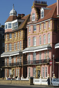 Apartment buildings at Hove. East Sussex. England