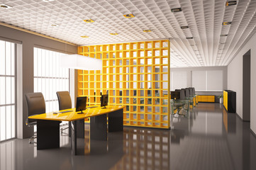 Modern office 3d