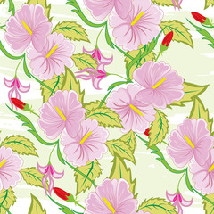 Obraz premium Seamless floral background