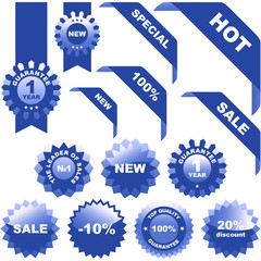 Set of design elements for sale.