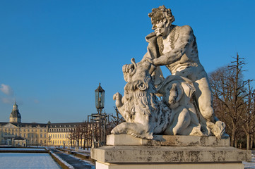 Statue Schloss Karlsruhe