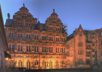 Fototapeta premium Schlosshof Heidelberg