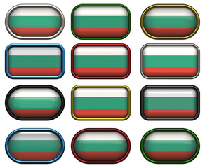 twelve buttons of the Flag of Bulgaria