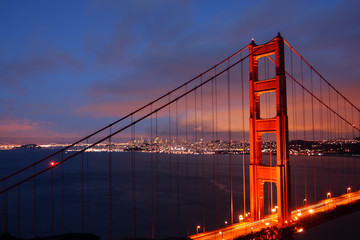 Fototapeta na wymiar Golden Gate Bridge, San Francisco..