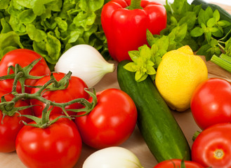 Healthy fresh vegetables