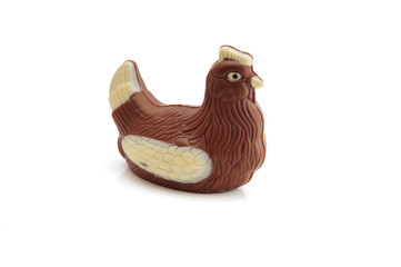 Poule de Pâques en chocolat