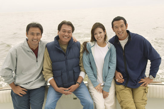 Family On Boat (portrait)