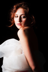 Beautiful alluring young girl