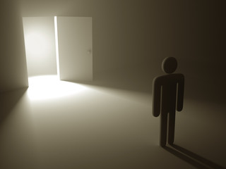 The Secret Door To Success. Leaving the dark room.