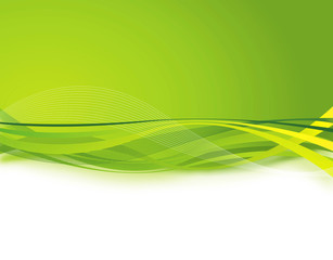 Printemps courbe verte