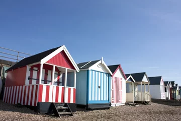 Stickers meubles Plage et mer Thorpe Bay beach huts
