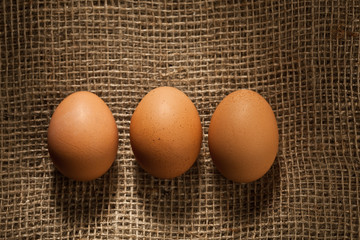 chicken eggs