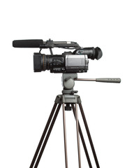 HD camcorder with microphone