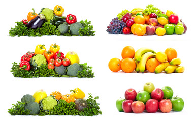 Fresh fruits.
