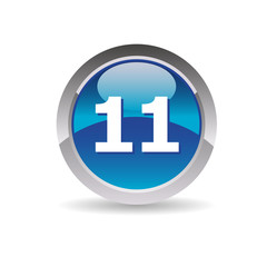 Obraz premium Picto onze - Icon eleven 11