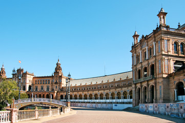 Fototapeta na wymiar Plaza de España, Seville