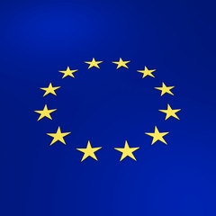 3d EU flag
