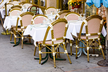 restaurant in Little Italy, Manhattan, New York City, USA
