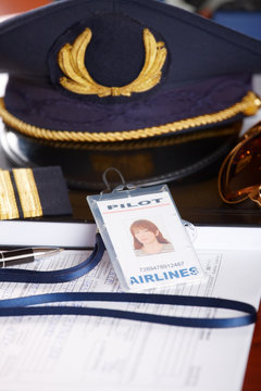 Professional airline pilot equipment