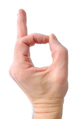 Man Giving OK Sign