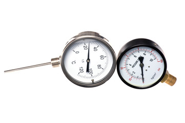 thermometer and manometer