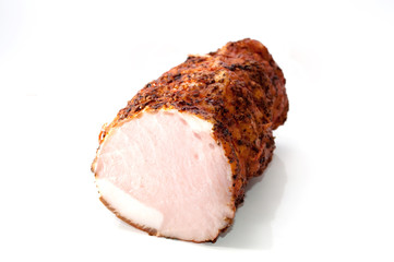 Meat smoked with spices