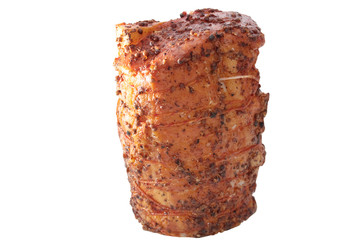 Meat smoked with spices