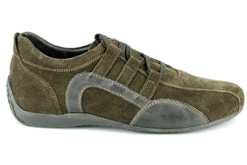 woman brown sneaker shoe