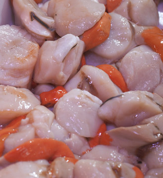 Noix de Saint Jacques cuisin&eacute;es