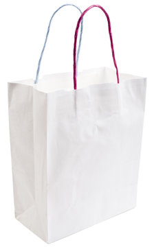 white shopping bag