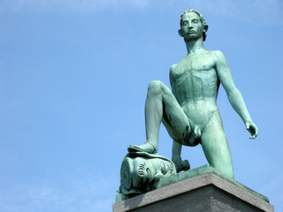 Statue in Zürich