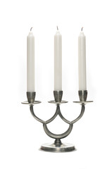 Chandelier sur fond blanc