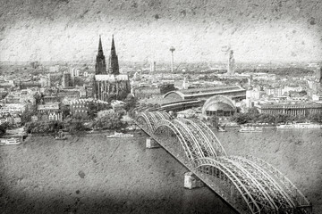 Köln - Grunge, hartes Foto © Tupungato