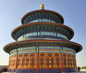 Beijing the ancient temple of Heaven.