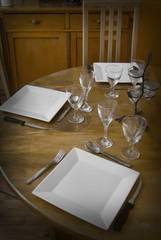 table pour un repas