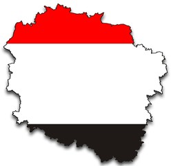 Fototapeta premium mapa kujawsko-pomorskie