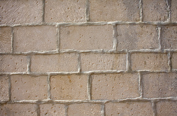 Masonry of the walls of stone