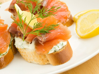 Seafood sandwiches