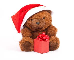 Bear with present