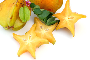 Fototapeta premium caramboles, fruits étoiles