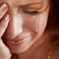 Crying woman