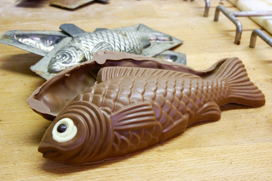 poisson en chocolat