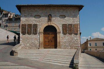 the hill of Assisi in Italy