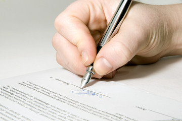 Signing Contract