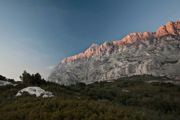 Mont Sainte Victoire in Provence, France